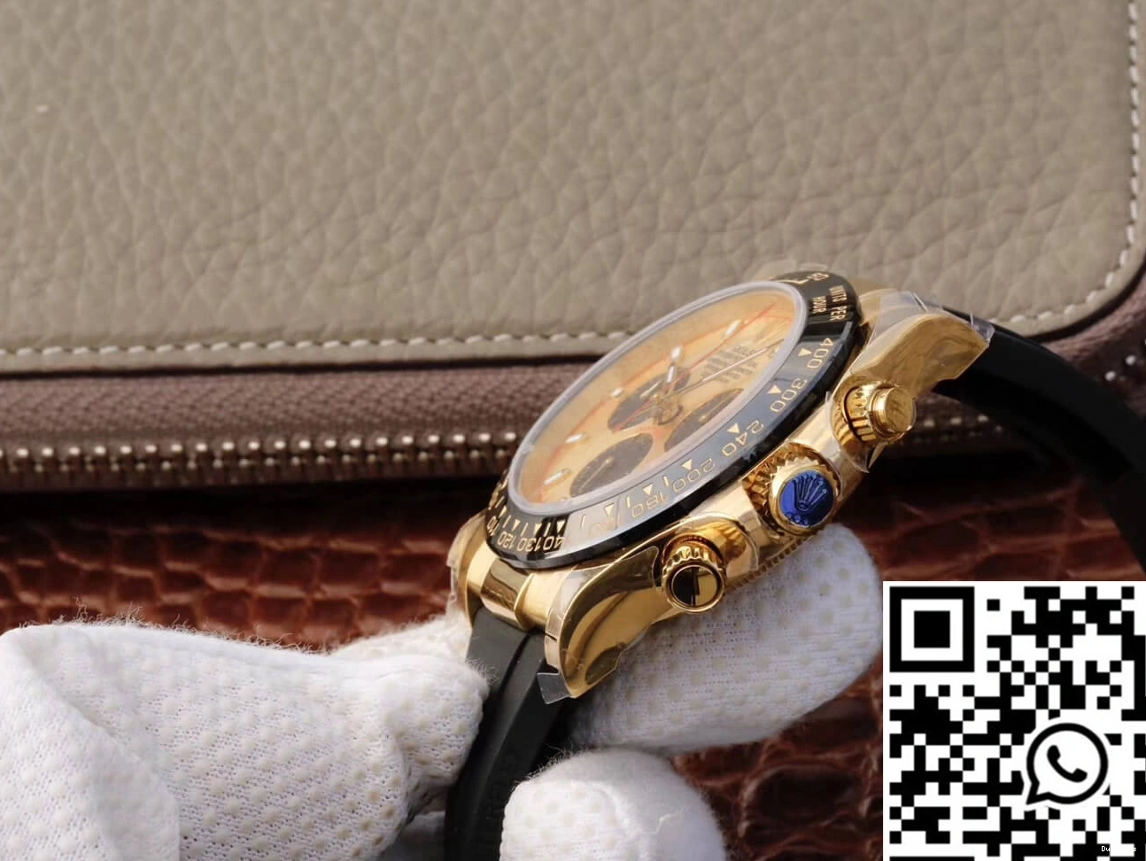 Cosmograph Gold Yellow JH Black Chronograph 116518ln V6 Daytona Rolex Factory 0415